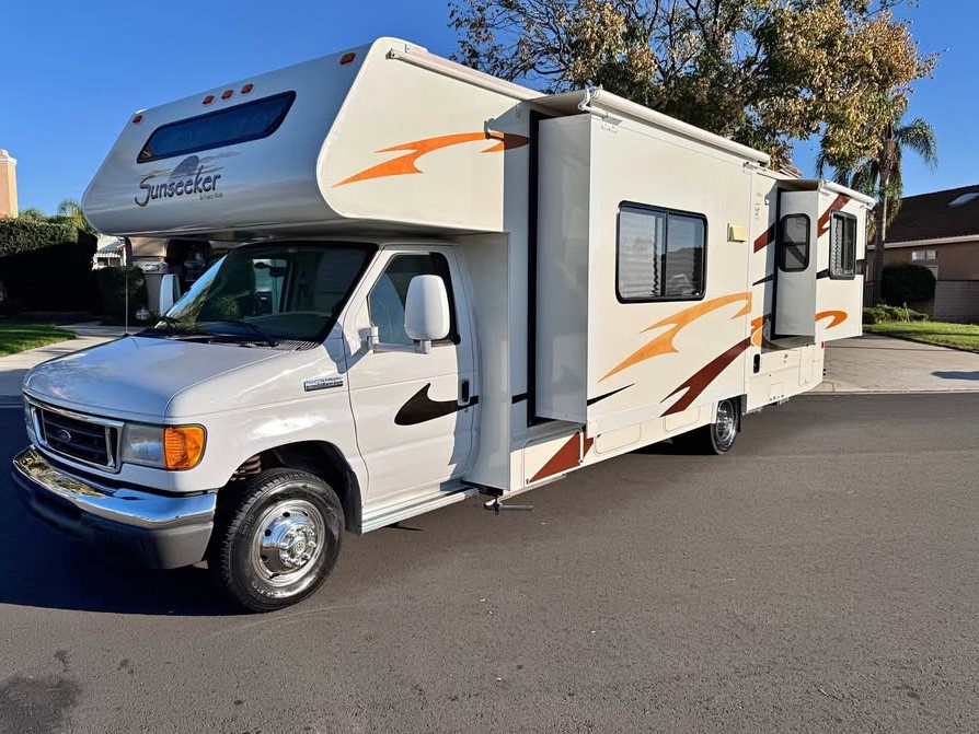 Exterior with slide outs